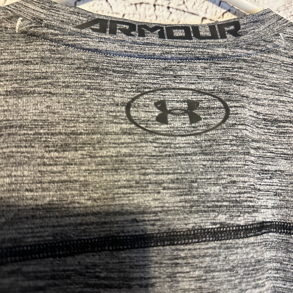 Under Armour ColdGear Compression Long Sleeve Shirt Men’s Size Large Gray - Picture 5 of 5